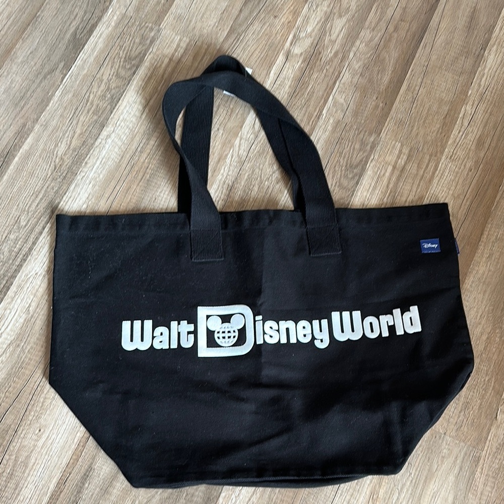 NWT! 2023 Disney Parks Walt Disney World Black Tote Bag by Spirit Jersey